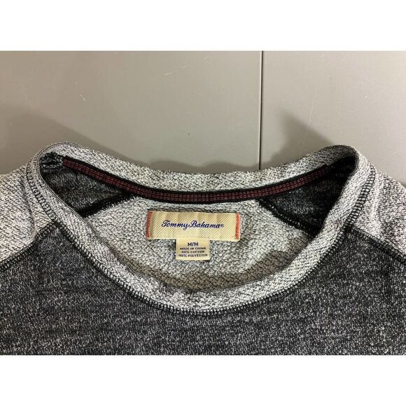TOMMY BAHAMA Long Sleeve Men's T Shirt Size Medium Gray Excellent! - Picture 12 of 15